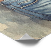 Poster A Contemporary Male Posing Portrait (Coin)