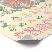 Poster A Crack Home - broderie de point de croix (Coin)