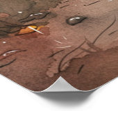 Poster A Cute Teddy Bear in The Rain (Coin)