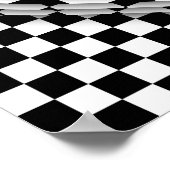 Poster à damiers coeur (Coin)