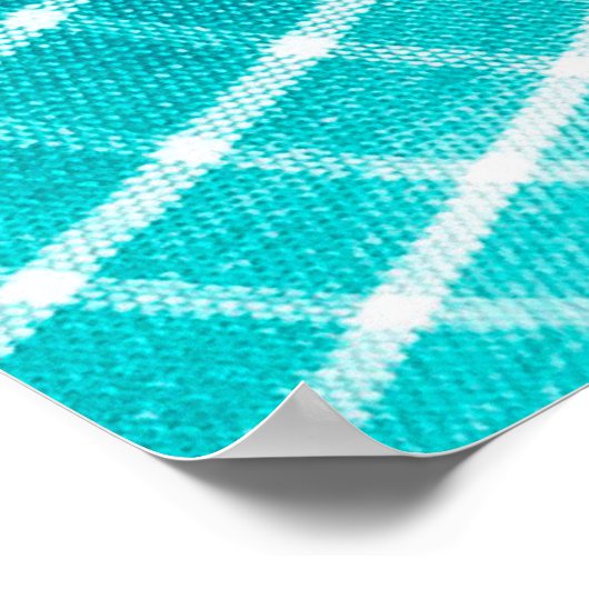 Poster à damiers tissu arrière - plan closeup. (Coin)