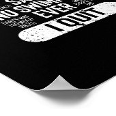 Poster A dit pas nager jamais nager compétitif (Coin)