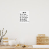 Poster A Dog's Diary print (Cuisine)