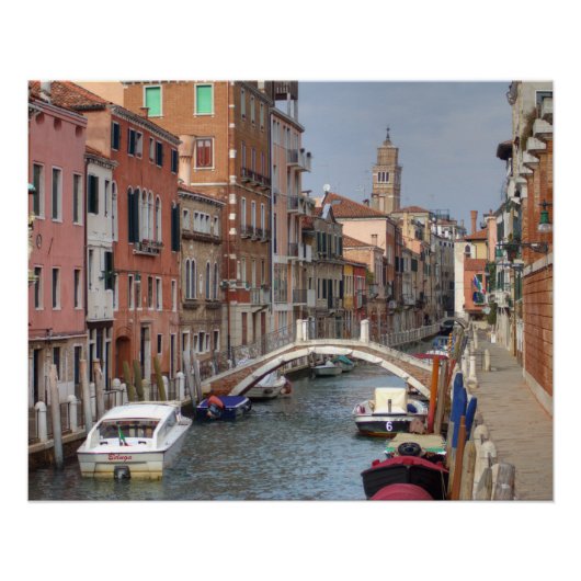 Poster A Dorsoduro, Venise Italie (Devant)