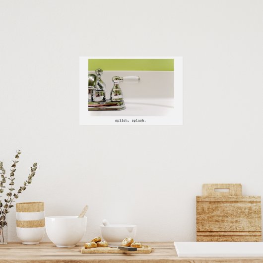 Poster à éclaboussures 4 (Cuisine)