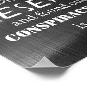 Poster A Fait Mes Propres Recherches (Coin)