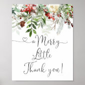 Poster À feuillage persistant A Joyeux Petit merci Favori (Devant)