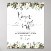 Poster À feuillage persistant bébé il fait froid à l'exté (Devant)