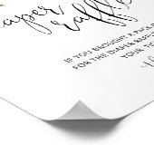 Poster À feuillage persistant bébé il fait froid à l'exté (Coin)