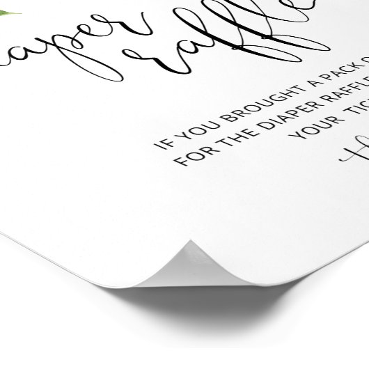 Poster À feuillage persistant bébé il fait froid à l'exté (Coin)