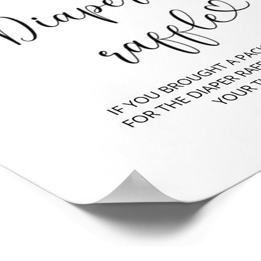 Poster À feuillage persistant bébé il fait froid à l'exté (Coin)