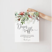 Poster À feuillage persistant bébé il fait froid à l'exté