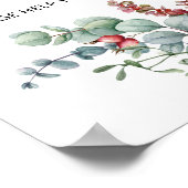 Poster À feuillage persistant bébé il fait froid à l'exté (Coin)