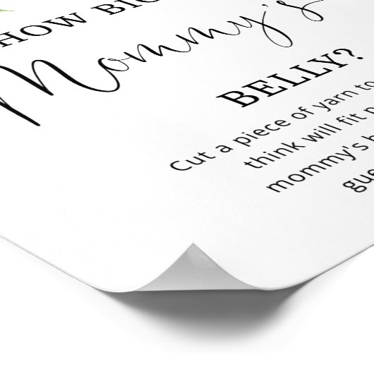 Poster À feuillage persistant quelle taille est le jeu du (Coin)