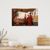 Poster A Flower Stall by John William Waterhouse (Cuisine)