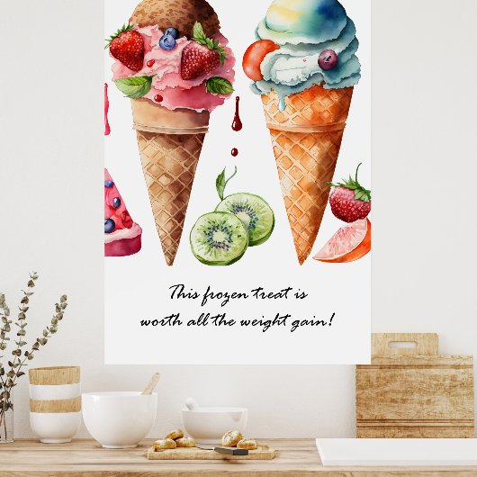 Poster à gâteau congelé (Cuisine)