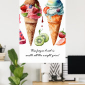 Poster à gâteau congelé (Bureau à domicile)