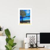 Poster À Gauche À L'Affiche De L'Arbre Mango (Bureau à domicile)