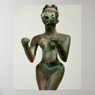 Poster A Goddess of Mari, Early Dynastic Period, c.25th-2