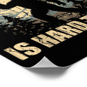 Poster A Guy Like Me Is Hard To Find - Funny Bigfoot Sasq (Coin)