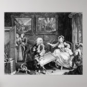 Poster A Harlot's Progress, plaque II, Quarrels (Devant)