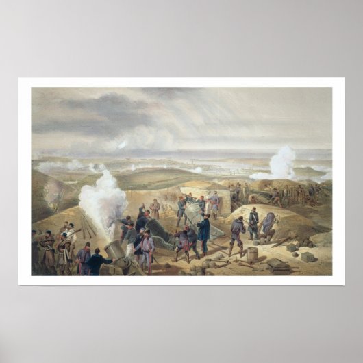 Poster A Hot day in the Batteries, plate from 'The Seat o (Devant)