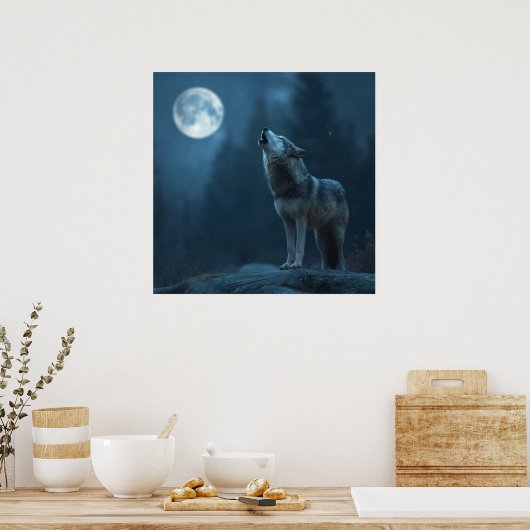 Poster A Howling Wolf (Cuisine)