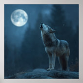 Poster A Howling Wolf (Devant)