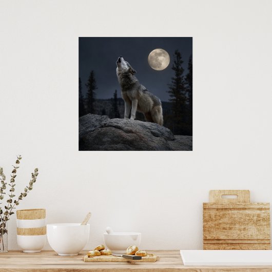 Poster A Howling Wolf (Cuisine)