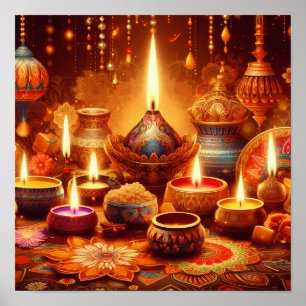 Poster A.I. Dewali Bougies