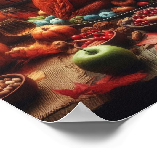 Poster A.I. Dîner De Thanksgiving (Coin)