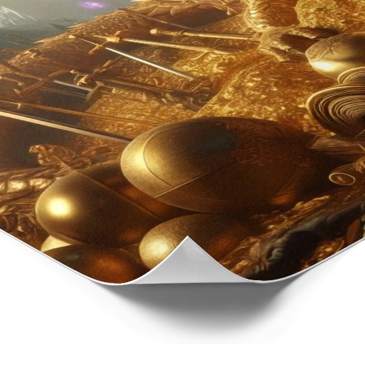 Poster A.I. Dragon d'or caché (Coin)