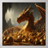 Poster A.I. Dragon d'or caché (Devant)