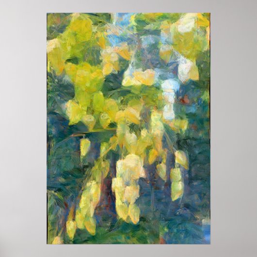 Poster A.I. photo améliorée des gousses de graines sur un (Devant)