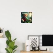 Poster A.I. Teddy et Froggy (Bureau à domicile)