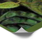 Poster A Javan Rhododendrum et Ipomoea (Coin)