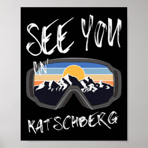 Poster À Katschberg Kärnten Vacances Ski Goggings