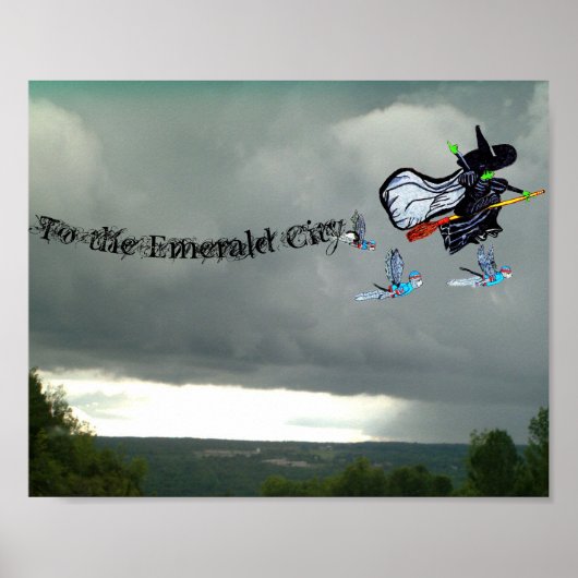 POSTER À LA CITE D'ÉMERALDE (Devant)