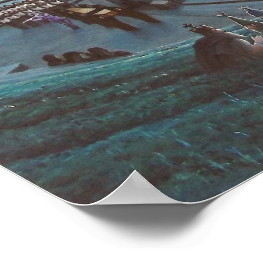 Poster "À la Cour du roi Crimson" (Coin)