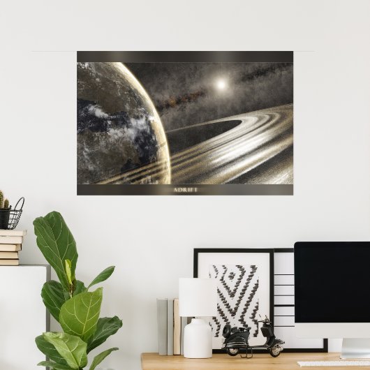 Poster À la dérive (Bureau à domicile)