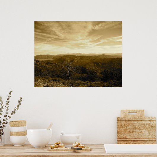 Poster À la distance (Cuisine)