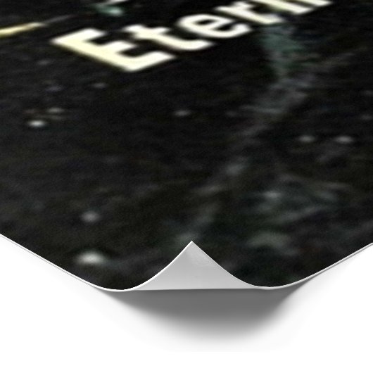 Poster À La Fin De L'Éternité Isaac Asimov (Coin)