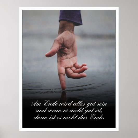 Poster À la fin, tout ira bien (Devant)