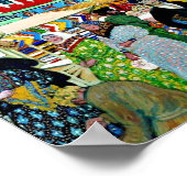 Poster A la Foire, peinture d'art de Boris Kustodiev (Coin)