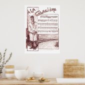 Poster "`A La Glaciere' Maison de glace (Cuisine)