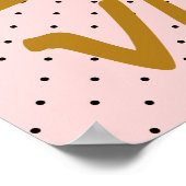 Poster à la main C'est La Vie - Pois (Coin)