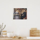 Poster À la maison ou à l'intimité, 1885 (Cuisine)