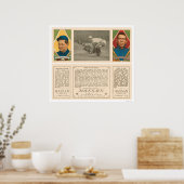 Poster À la maison White Sox Baseball 1912 (Cuisine)