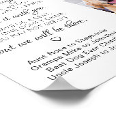 Poster À la Mémoire Affectueuse 4 Ciel de Photo Mariage M (Coin)