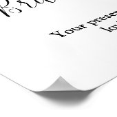 Poster À la Mémoire Affectueuse | Mémorial Photo (Coin)